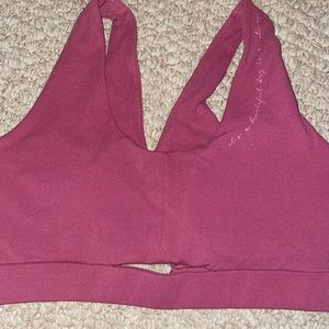 whitney simmons gymshark sports bra pink